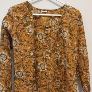 3/4 sleeve cotton top